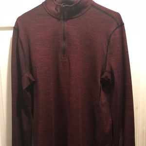 dri fit sweater half zip